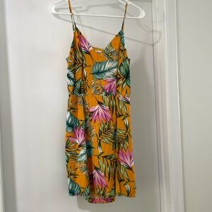 Superdown micah yellow floral dress